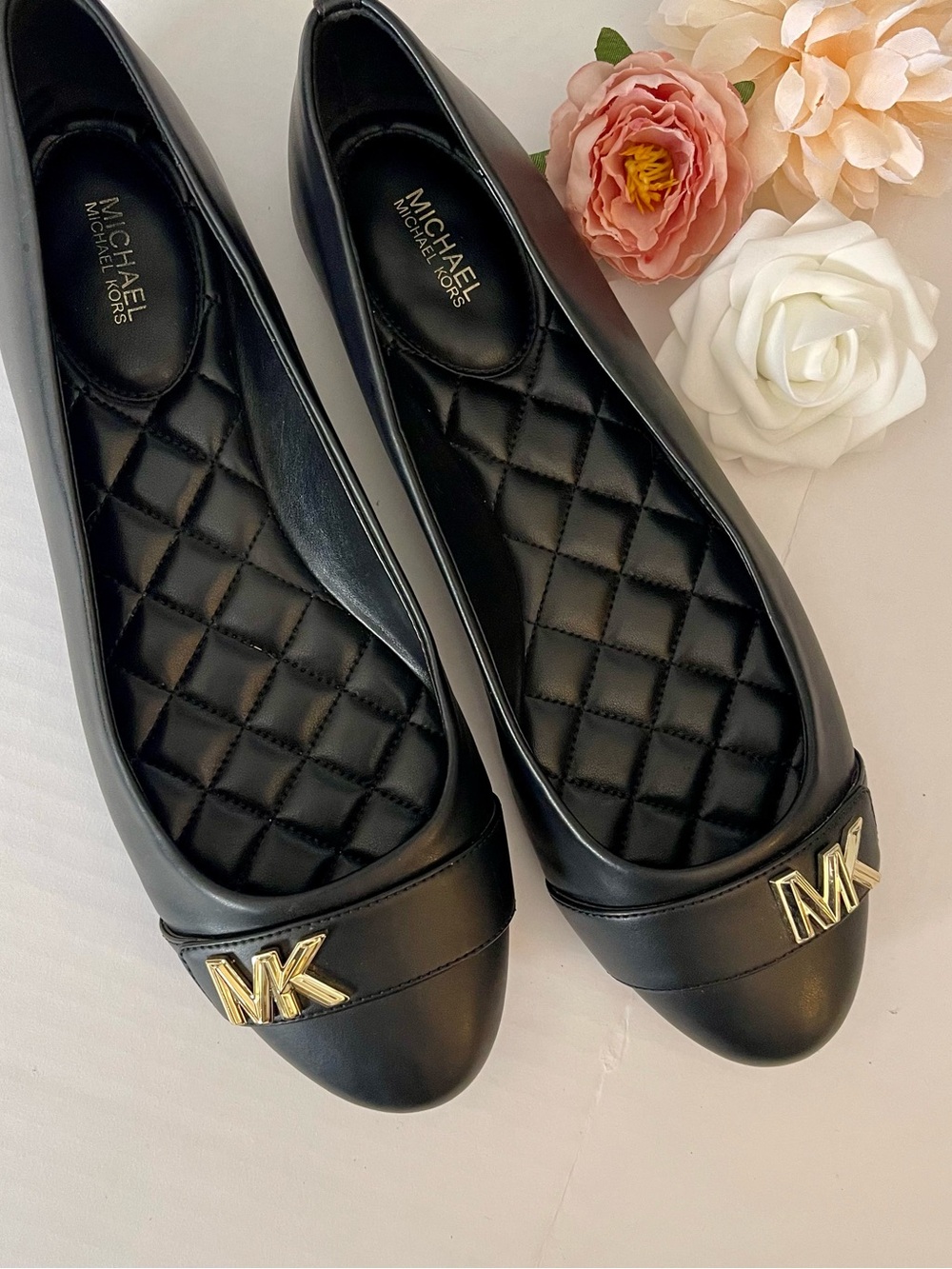 Michael Kors Black Jilly Ballet Flats size 11